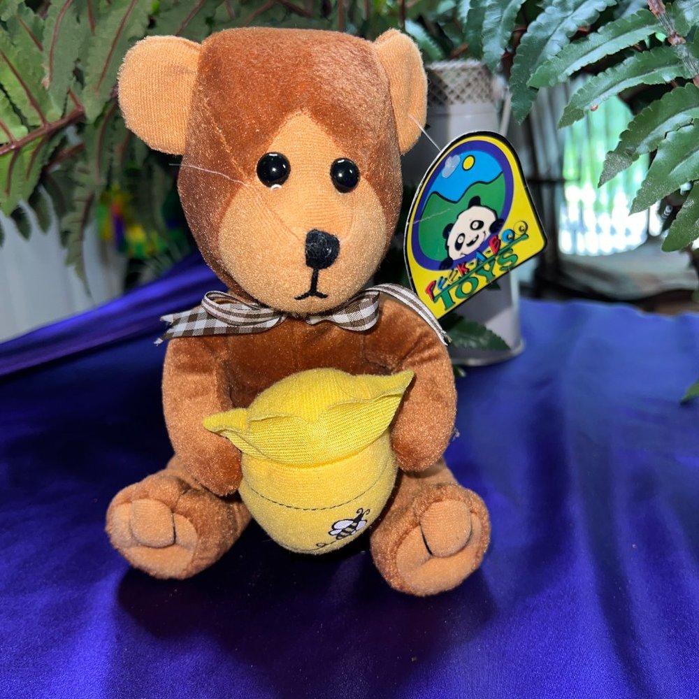 New📌  Peek-a-boo toys Winnie the Pooh with Honey Pot
